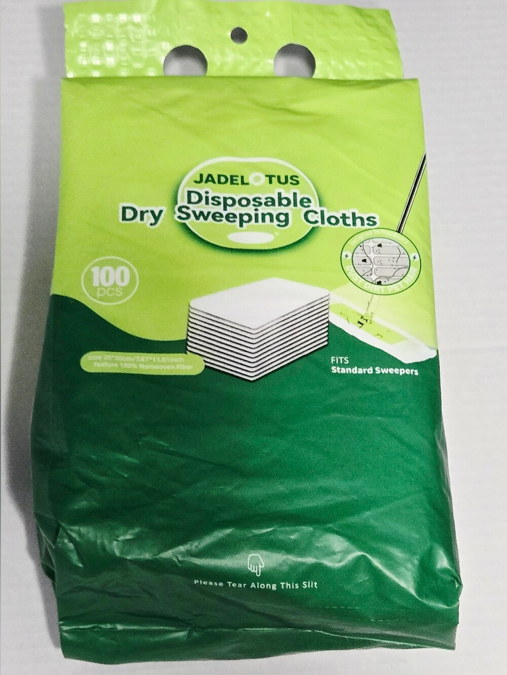Disposable Dry Sweeping Cloths 100 Count Standard Sweeper Mop Refills